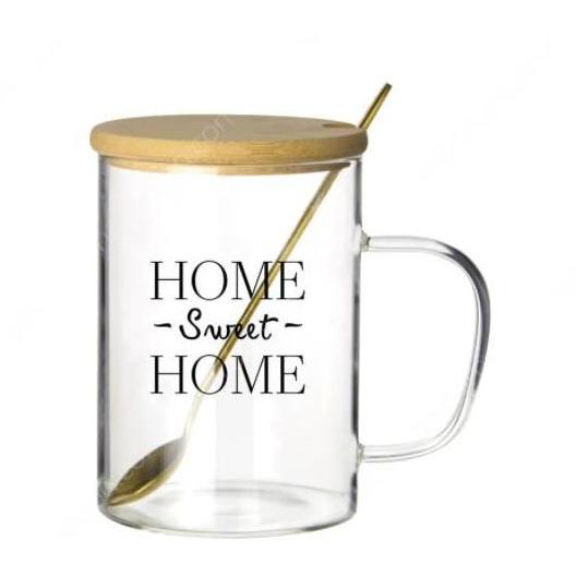 NEW set gelas kaca aesthetic set mug gelas kopi teg mug kopi