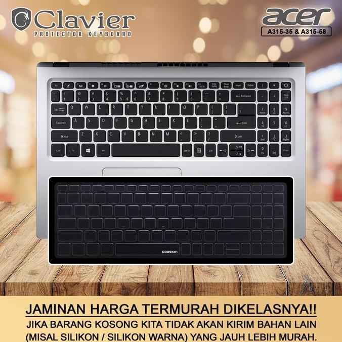 TERMURAH - Keyboard Protector Cover Acer Aspire 3 A315-35-C0UJ C7SL Warna Cooskin
