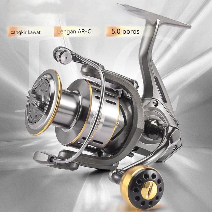 Indonesia SpotCaldari Fishing Reel Pancing Putar Lure Fishing Alat Memancing Alat Pancing Reel Joran