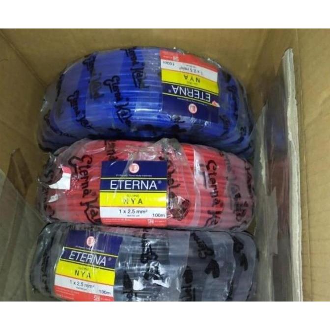 Kabel Nya Eterna 2.5Mm 100 Meter 2.5Mm Eterna - Hitam