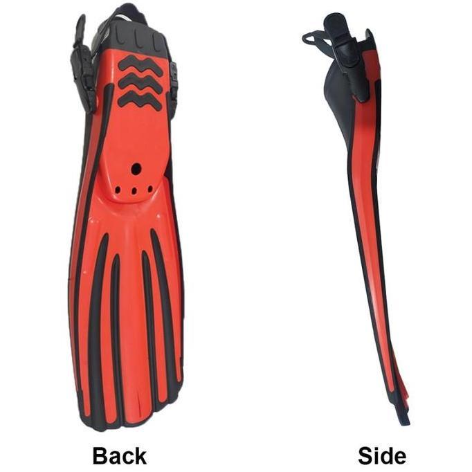 Spesial Fin Zeepro Diving Fins Quattro Rec Power Kaki Katak Selam Scuba Dive