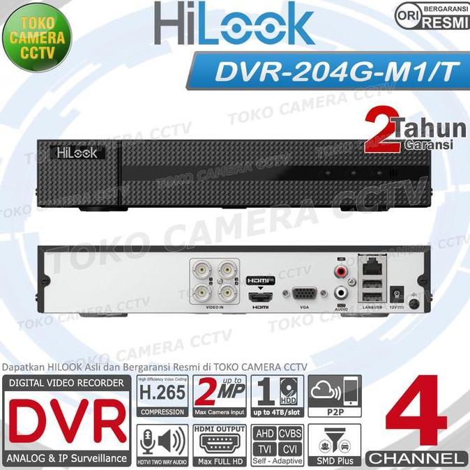 Dvr Recorder Cctv Hilook 4 Channel Cctv Hilook 4Ch 2Mp