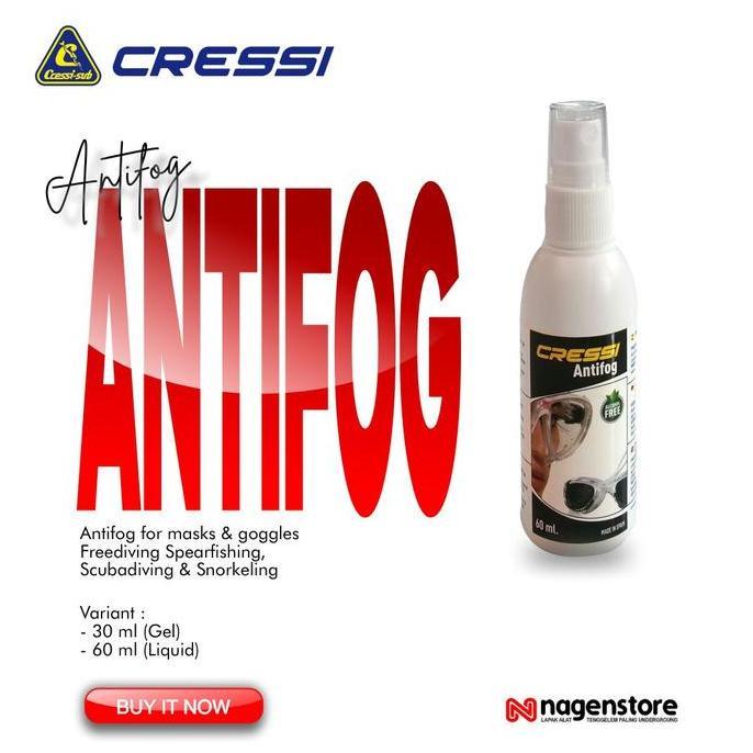 Diskon Cressi Anti Fog Antifog Cressi Mask Diving Spray 60 Ml