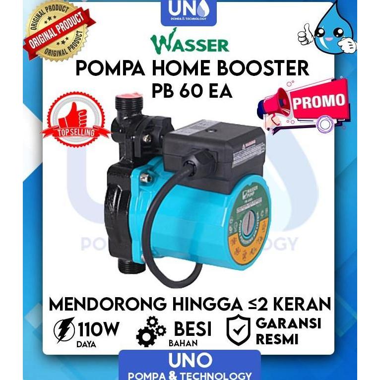 Pompa Pendorong Air Booster Wasser Pb 60 Ea / Pb60Ea / Pb-60 Ea Restock