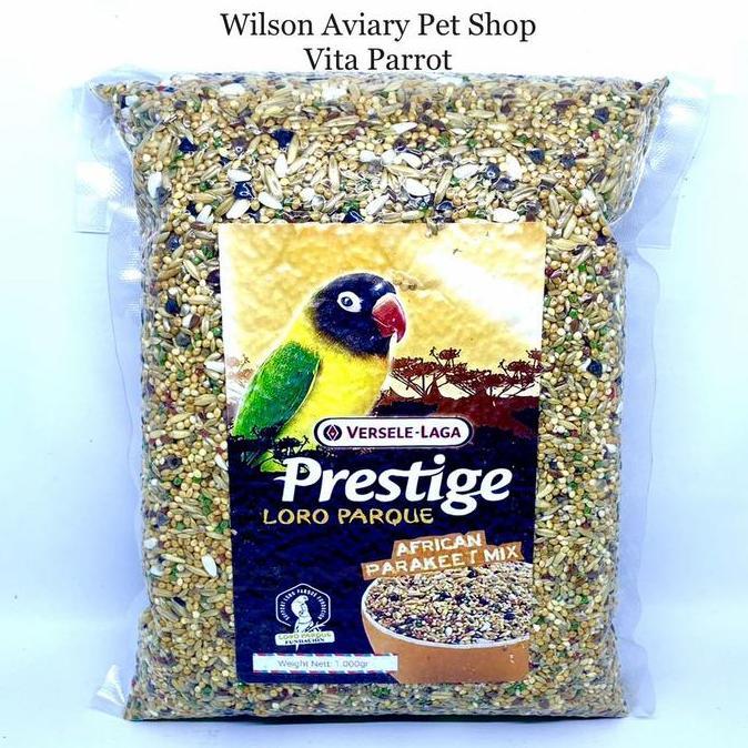VERSELE LAGA PRESTIGE LOVEBIRD 1KG PAKAN LB FALK IMPORT BELGIA