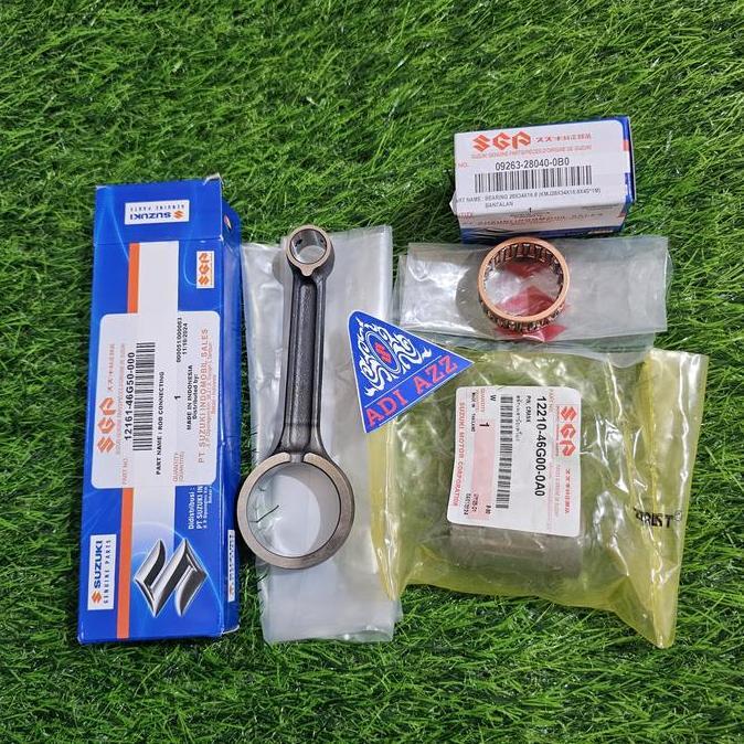 stang piston bearing pen seher set rod connecting skywave spin hayate skydrive original SGP 12161- 4