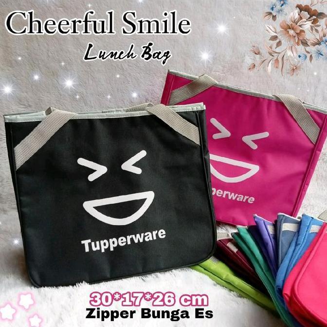 Terbaru Smile Tas Tupperware Zipper Bunga Es