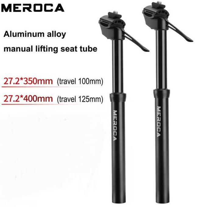 Meroca Dropper Seatpost Size 27.2Mm Hydraulic Hidrolik Seatpost Sepeda Roadbike Mtb