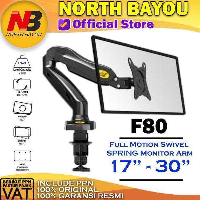 Bracket TV Monitor LED LCD NB F80 NBF80 13-27" nb f 80 Nb