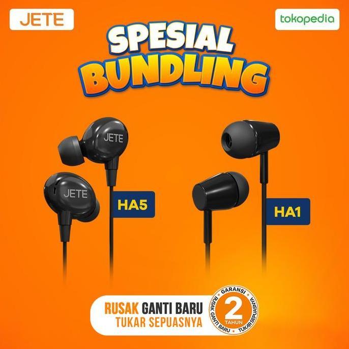 BUNDLING Headset JETE HA1 +Headset JETE HA5