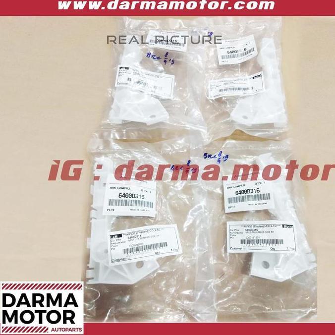 BREKET BUMPER DEPAN MITSUBISHI MIRAGE ORI