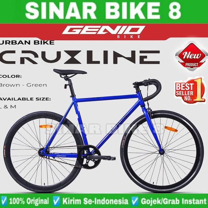 Sepeda Fixie Genio Cruxline 700C