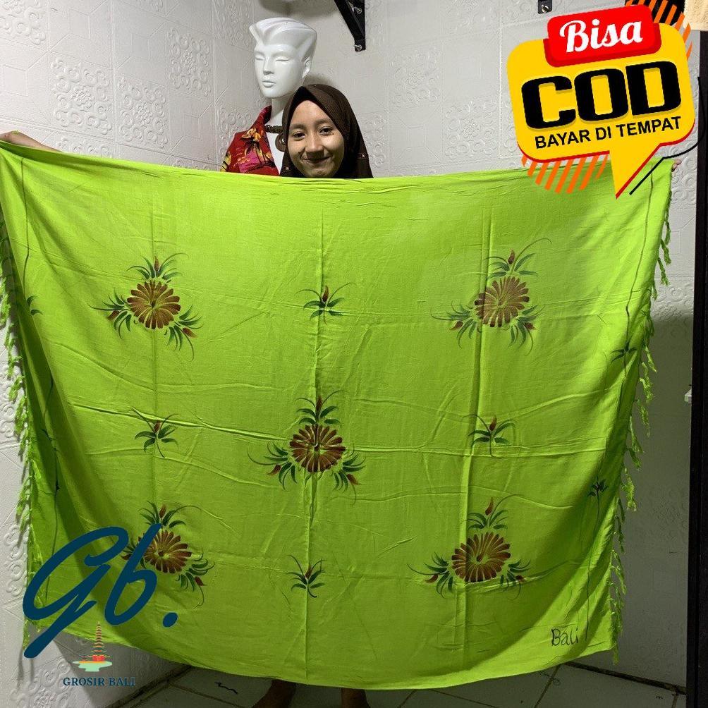 [ anomancollection ] Kain Pantai Bali Premium Lukis Bunga