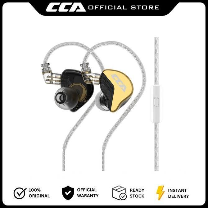 CCA CRA+ with Mic In Ear Monitor Earphone Upgrade from CCA CRA