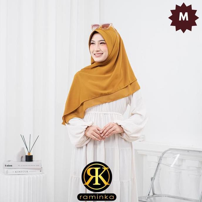 SEVEKIRANA - RAMINKA HIJAB BOBA PET FATIMAH JILBAB INSTAN PET 2 LAYER CERUTY JUMBO NYAMAN SYARI