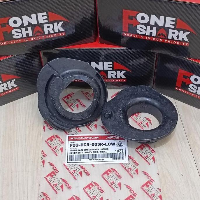 F-One Shark FOS Karet Tatakan Per / Karet Bantalan Per Belakang Bawah Honda Jazz / BRV BR-V / HRV HR