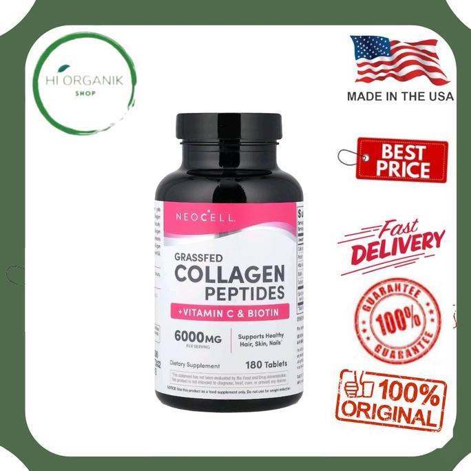 Neocell Super Collagen + Vitamin C & Biotin 180 Tablets Original