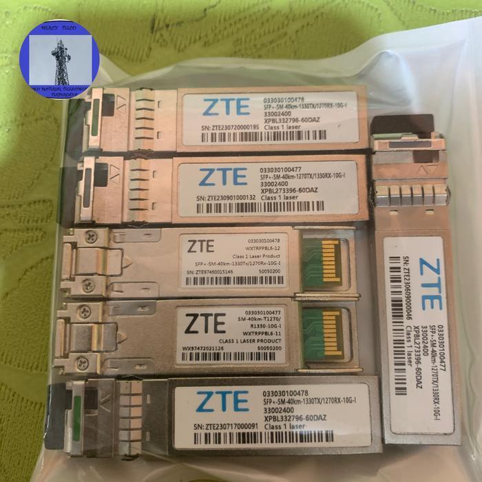 Sfp Bidi 10G 40Km Zte Sepasang Terlaris Best Quality 100% Original