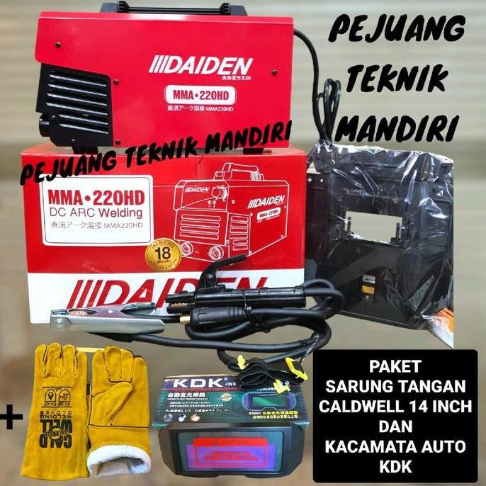 BEAM MESIN LAS INVERTER DAIDEN MMA 220 HD / TRAFO LAS DAIDEN MMA 220HD