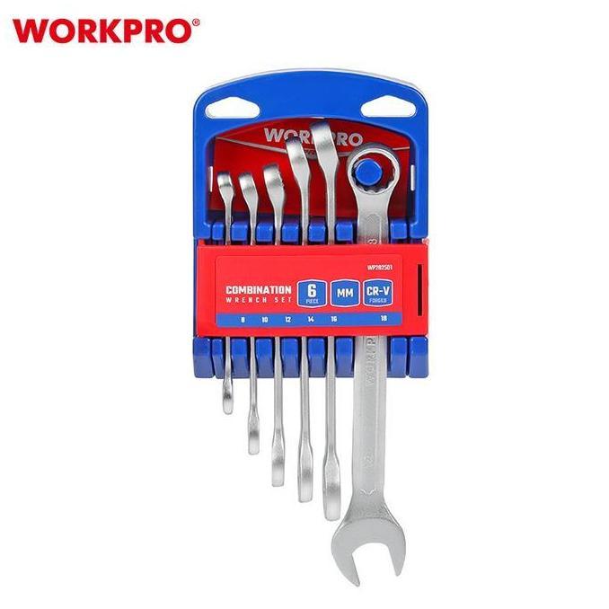 KEITH WORKPRO WP202501 6pc CombinationWrenchSet (Kunci Pas Set Kombinasi)