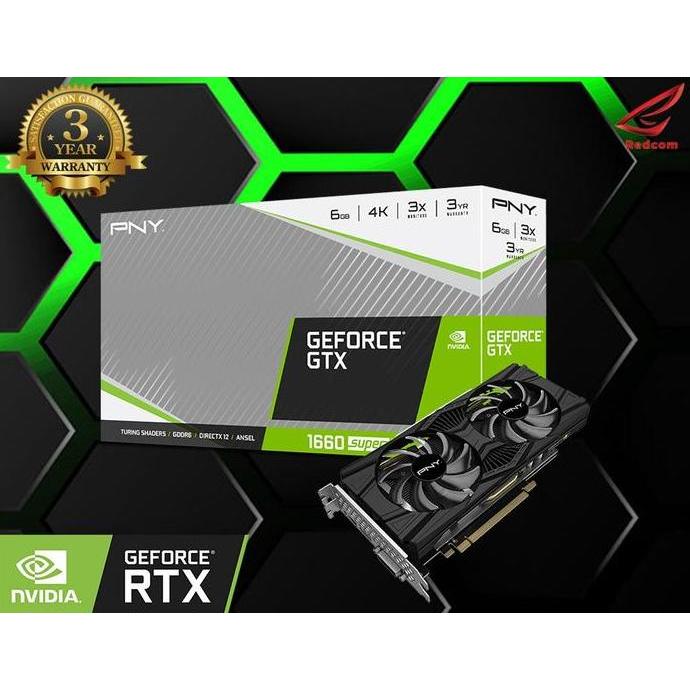 Pny Geforce Gtx 1660 Super / Gtx1660 Super 6Gb Dual Fan