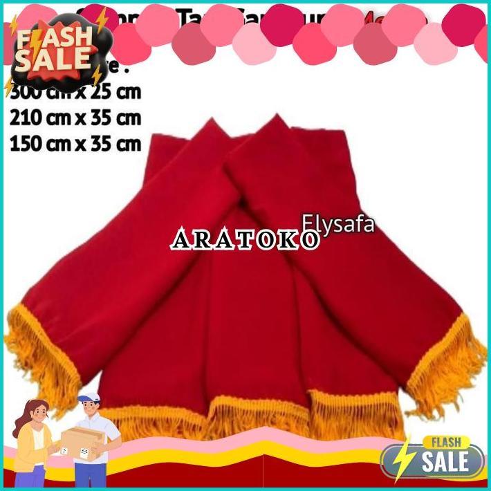 Selendang/sampur Tari Gandrung warna Merah SALE