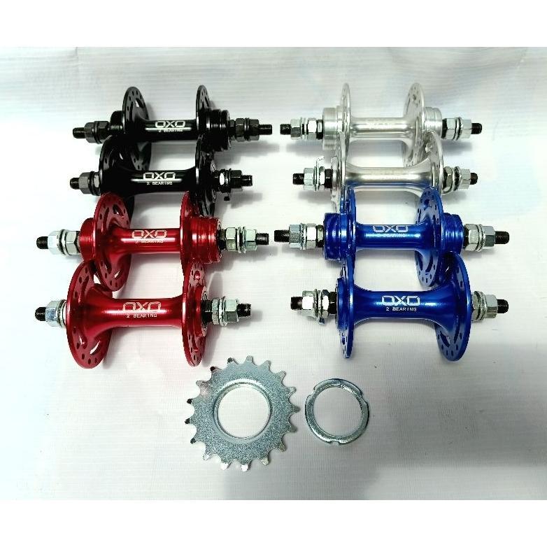 Original HUB FIXIE OXO HB847 HB 847 17T COG & LOCK RING 36H 36 HOLE & 32H 32 HOLE 2 BEARING SINGLE S
