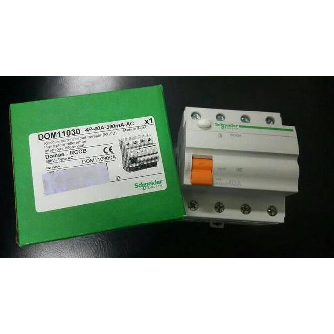 Promo schneider RCCB/ELCB 4phase 40A/ELCB 4P40A 300MA schneider Diskon
