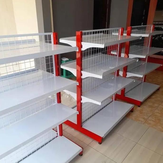 rak mini market gondola starter dobel