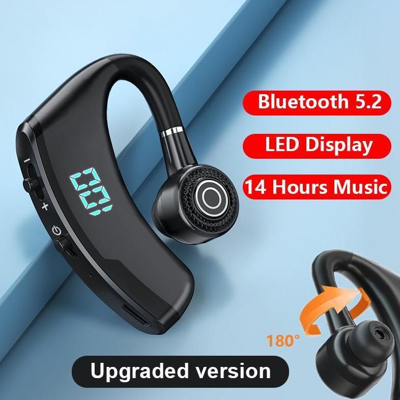 SMARTCOM - Headset Bluetooth V9S Wireless Earphone Bluetooth Earbuds