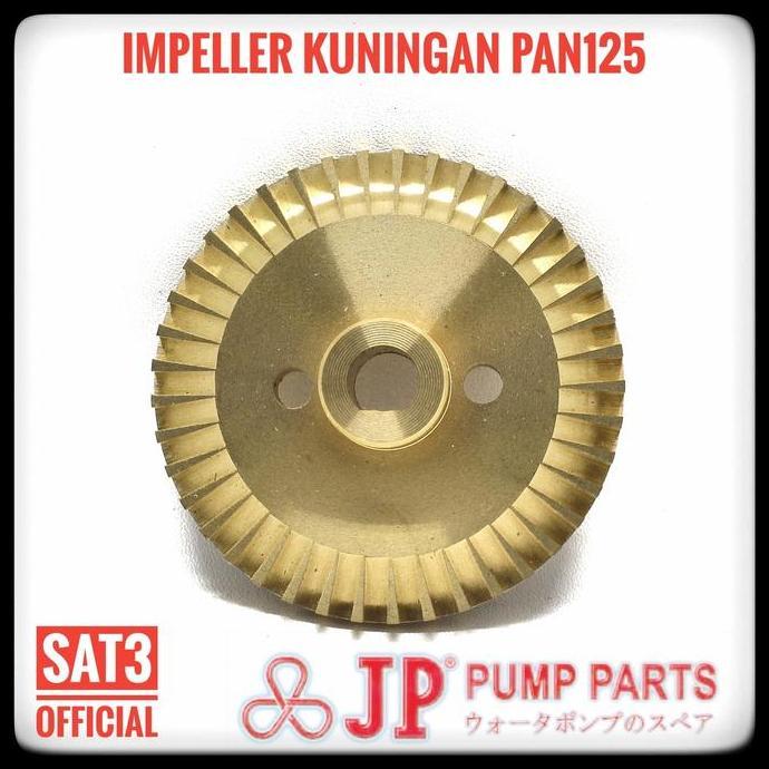 Sat3 Official Impeller Kuningan Pompa Air Panasonic Gp 125 Diameter 6Cm Tebal 0.7Cm As 0.8Cm Pan125 