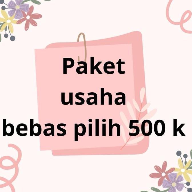 Paket Usaha Bebas Milih Aksesoris Wanita Scruncie 500K