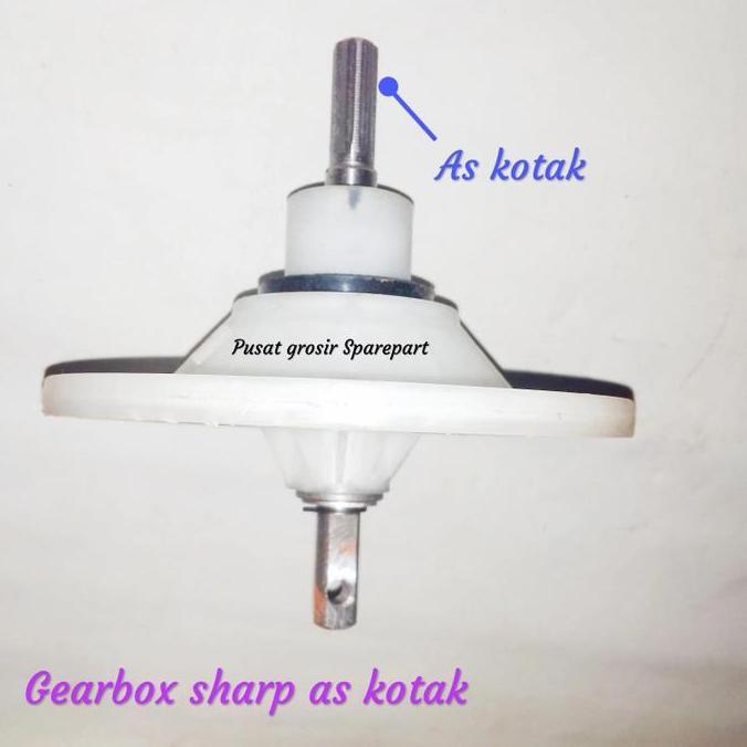 gearbox mesin cuci ARISA sharp 2 tabung as kotak TERBAIK