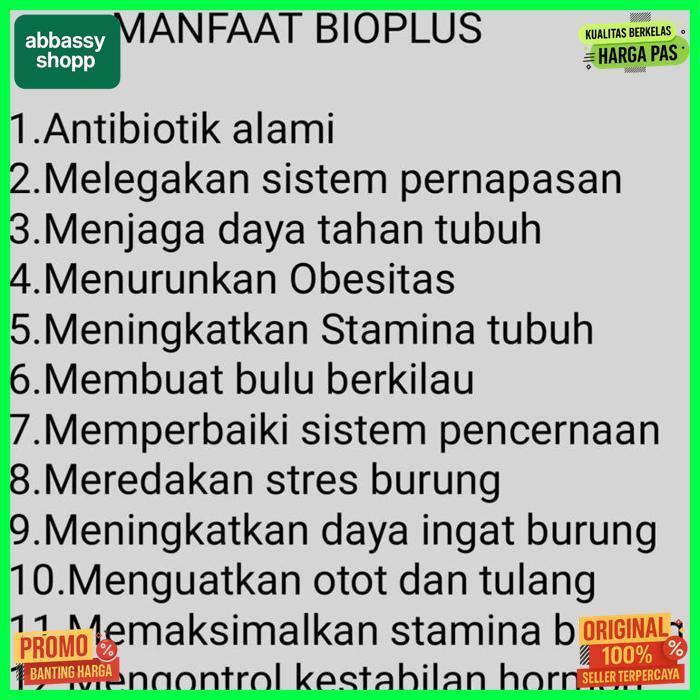 Sale Vitamin Burung Bio Plus Drk New