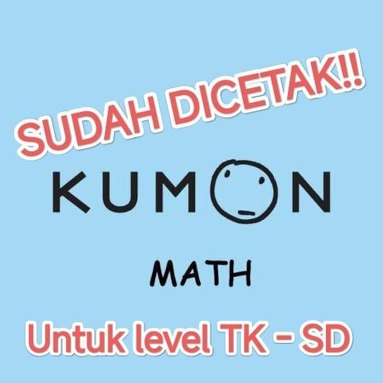 Worksheet matematika TK-SD KUMON versi cetak.