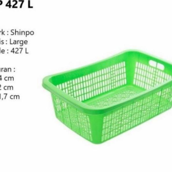KERANJANG BAJU PLASTIK/ KERANJANG BAJU LOUNDRY SHINPO 427 M