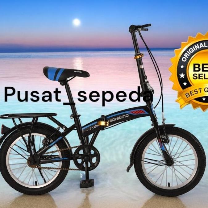 Sepeda Lipat 20" Inch Single Disc Cocok Untuk Dewasa Sesuai Gambar Velg Aluminium