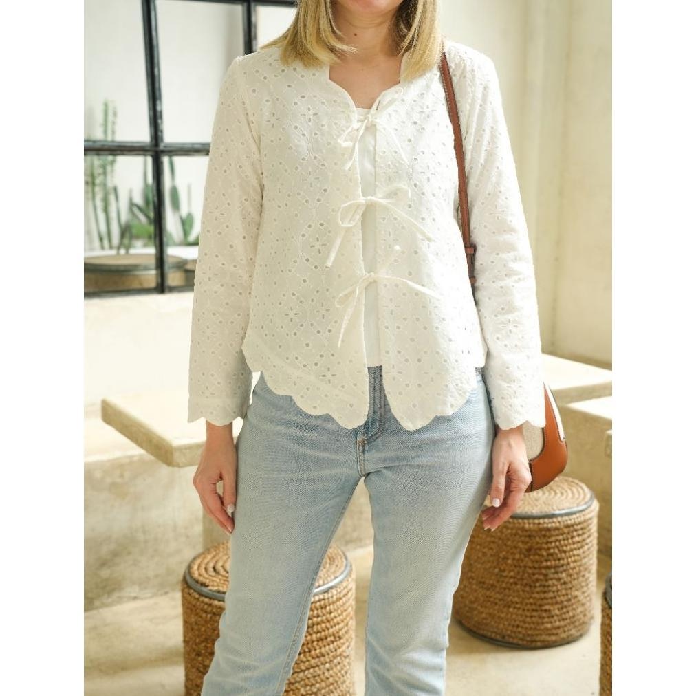 Kebaya Atasan N23 Katun Blouse Crop S-XXL