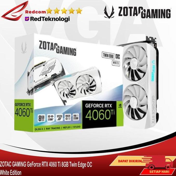 Murah Vga Zotac Gaming Geforce Rtx 4060 Ti Twin Edge 8Gb Gddr6 Rtx 4060Ti