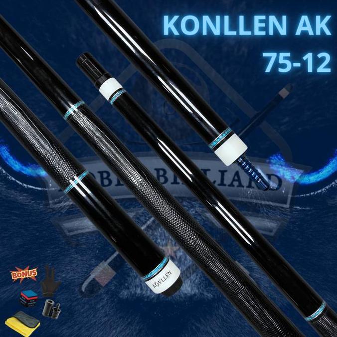 Stick Billiard Konllen AK75-12f Carbon Fiber Shaft