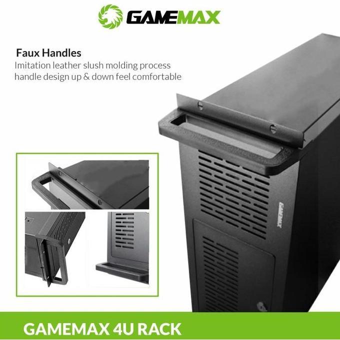 Sale Casing Gamemax 4U Rackmount Server 4U Industrial Atx Pc Case Metal Black