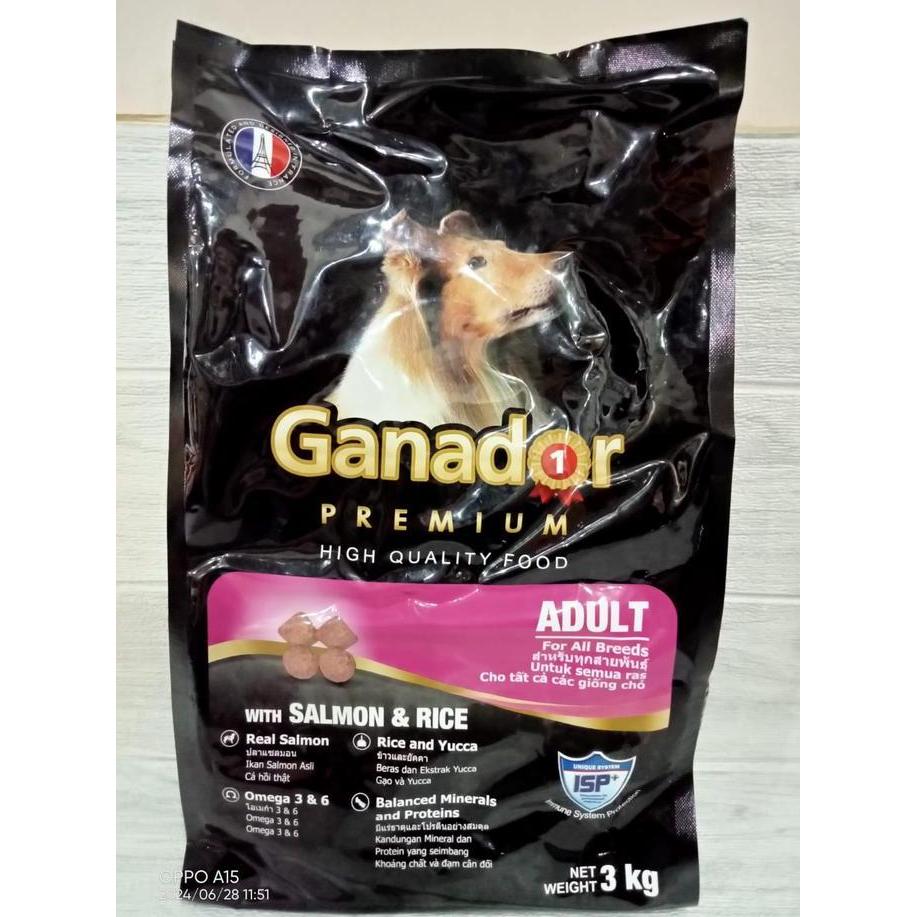 GANADOR ADULT SALMON 3KG DOG FOOD PREMIUM