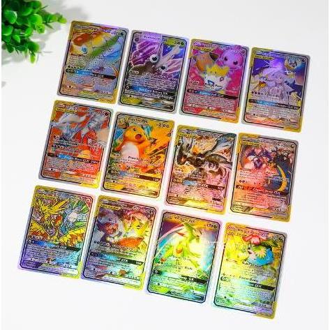 Kartu Pokemon Flash GX RealPict Untuk Hadiah Anak KOLEKSI 100/50/10pcs