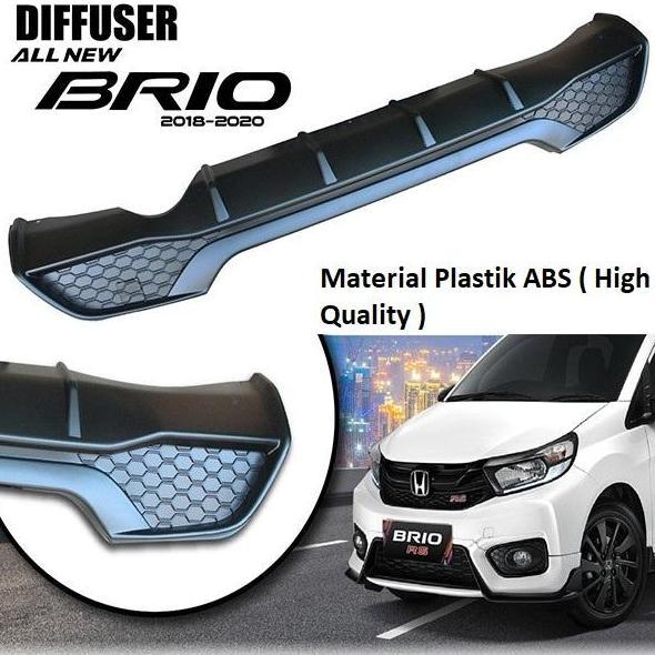 DIFFUSER BUMPER ALL NEW BRIO SPOILER BELAKANG BRIO RS 2019