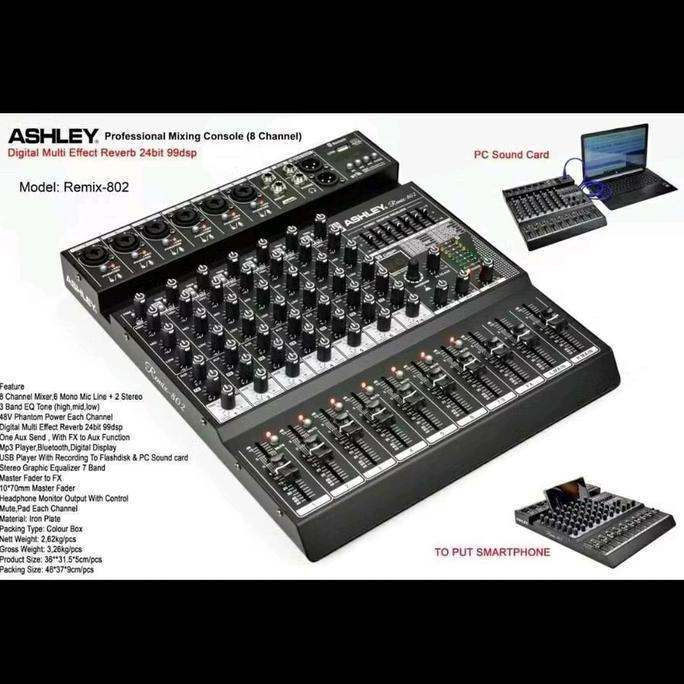 MIXER ASHLEY REMIX802 REMIX 802 ORIGINAL
