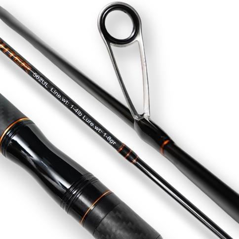 JORAN PANCING SEA AND KINGS FIGHTER JORAN PANCING ULTRALIGHT CARBON SOLID 165CM DAN 180CM 7 RING 1-4