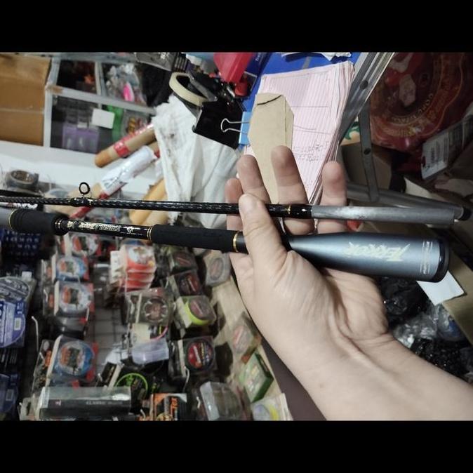 joran pancing jigging daido trisula terror 602 180 solid carbon OH BC