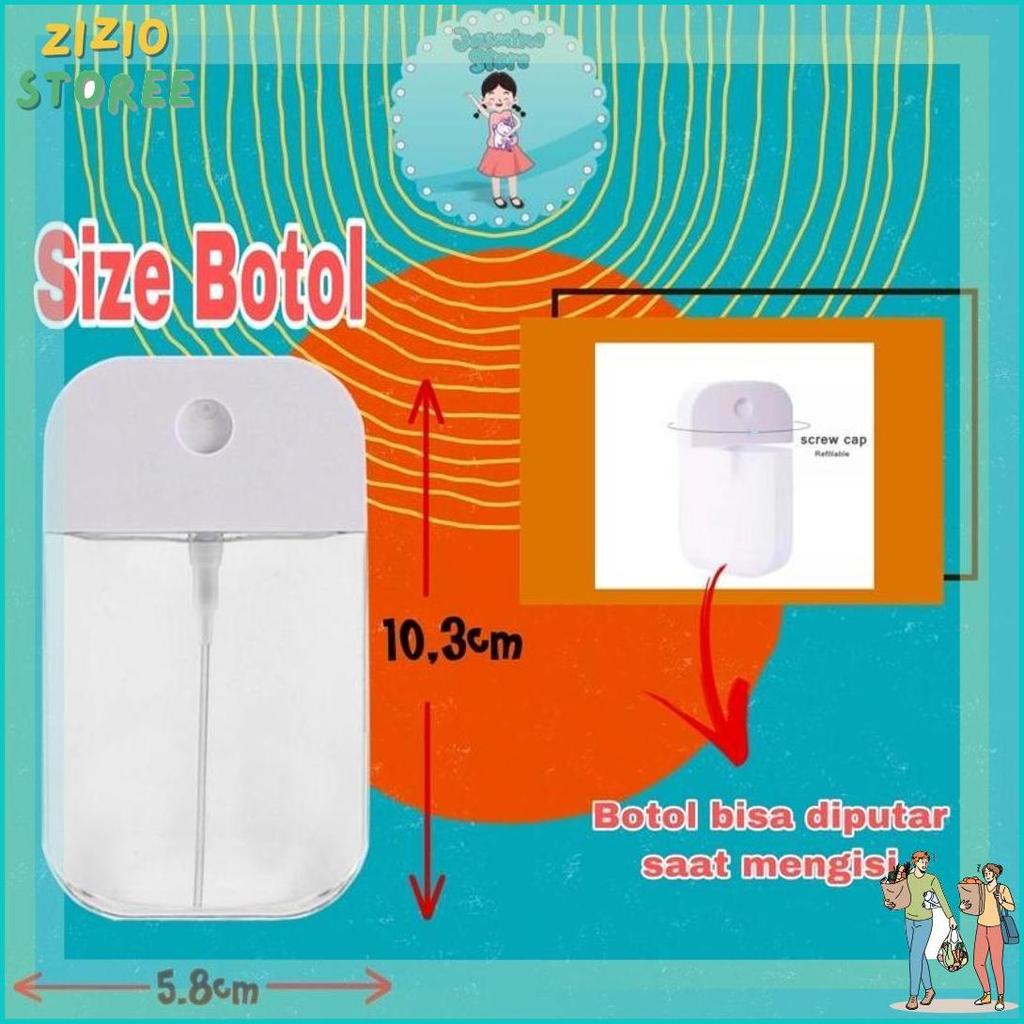 New Produk Botol Spray Gen 2 Square Gantung/Botol Spray Handsanitizer Pocket Isi Ulang Lucu/Tempat H