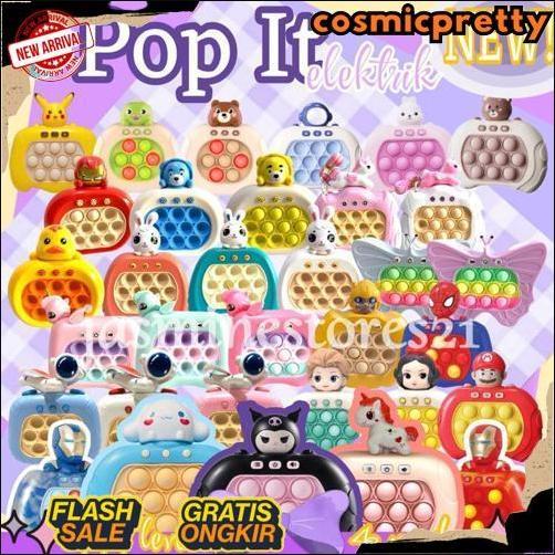 Super Game Console Pop It Elektrik Electronic Elektronik Electric Fidget/Pop It Elektronik Mainan Fi
