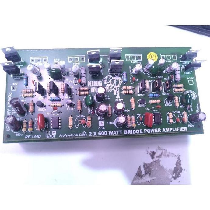 New- Kit Driver Power Amplifier BTL Bridge 2X600 Watt Mono
